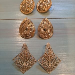 Earrings Goldtone